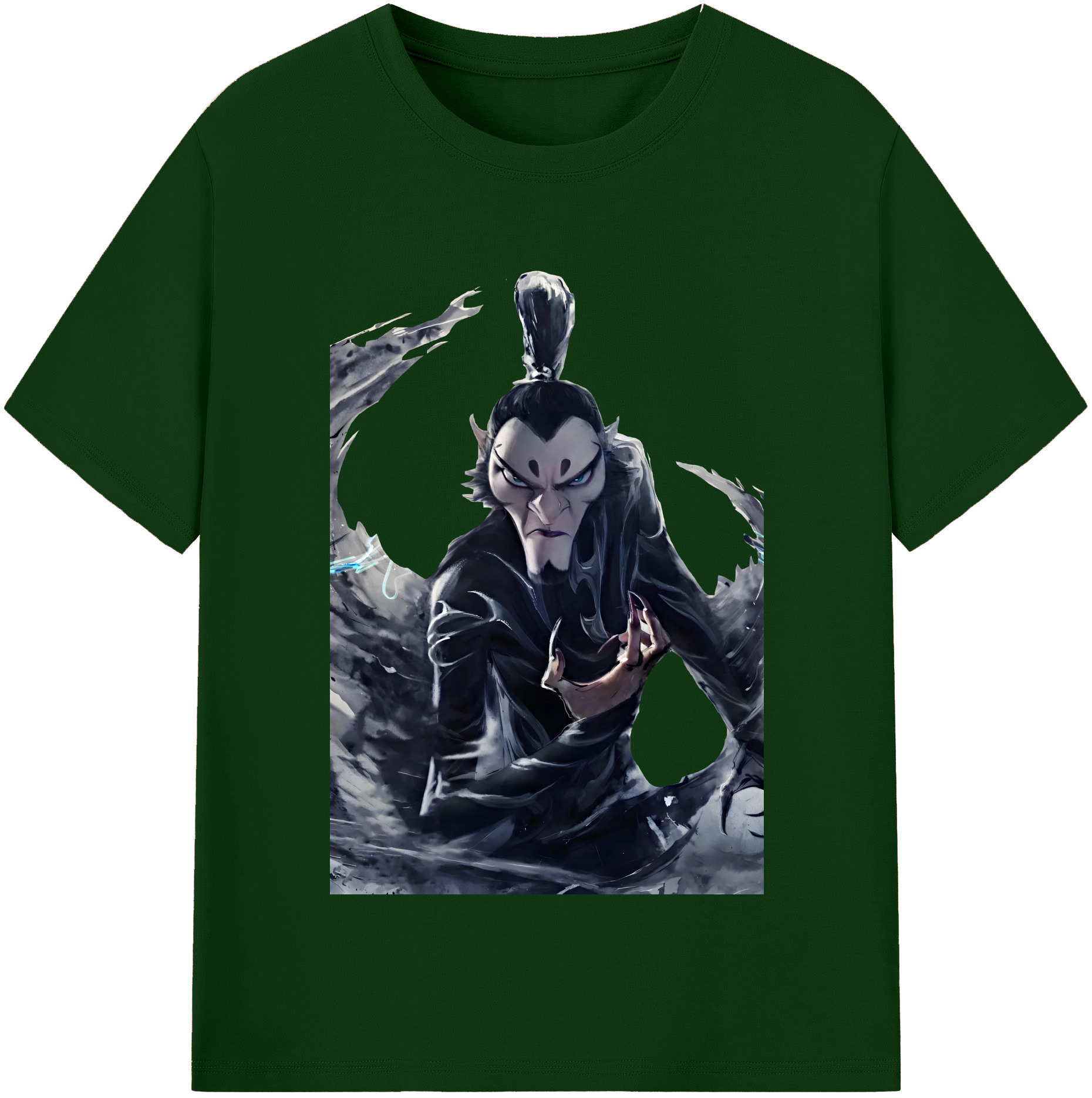 （画像用） Ne Zha 2 ナタ 魔童の大暴れ 綿100％半袖Tシャツ（フロントプリント）